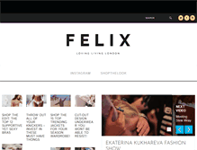 Tablet Screenshot of felixmagazine.com